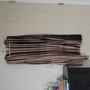 Lularoe joy long sweater duster vest tie dye neutral nude black tan